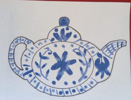 Техника Гжель для детей