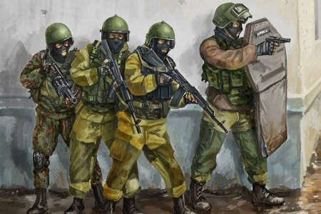 Спецназ. Раскраска