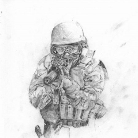 Нарисовать ОМОН