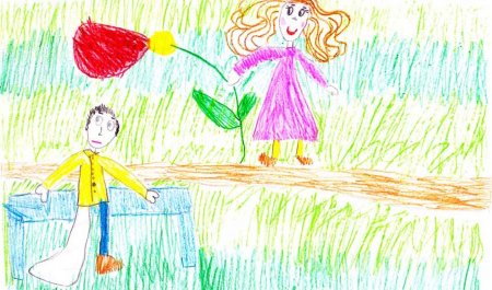 Детский рисунок к рассказу