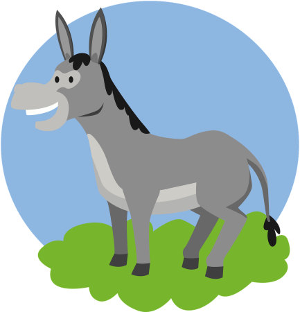 Ослик картинка для детей