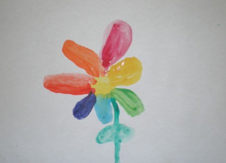 Рисование Цветика семицветика