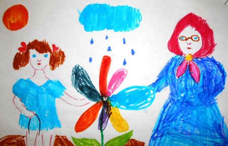 Рисование Цветик семицветик подготовительная группа