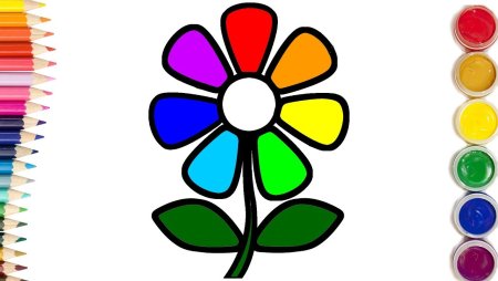 Рисование Цветик семицветик подготовительная группа