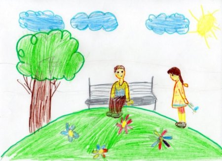 Рисование Цветик семицветик