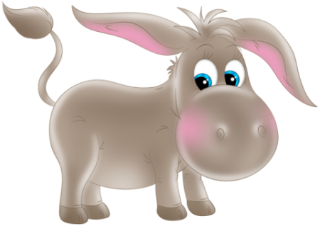 Осел для детей