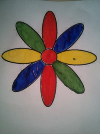 Раскрашиваем красками малышам