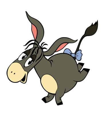 Мультфильм Винни пух ослик