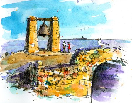 Севастополь акварель Херсонес