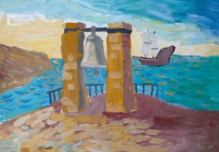 Херсонес Крым рисунок детский