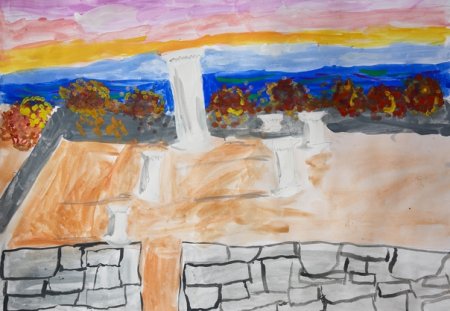 Рисование в подготовительной группе на тему Херсонес