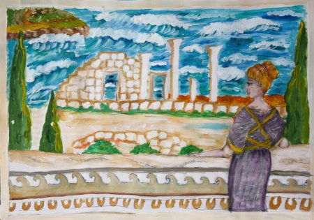 Рисование в подготовительной группе на тему Херсонес