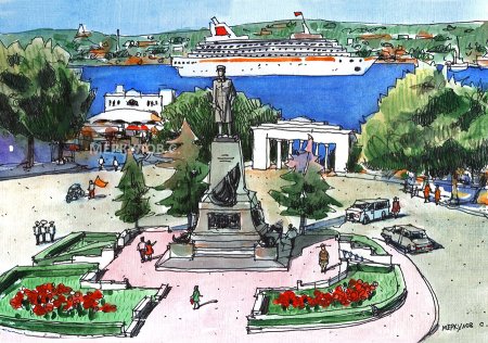 Древняя Греция руины вектор