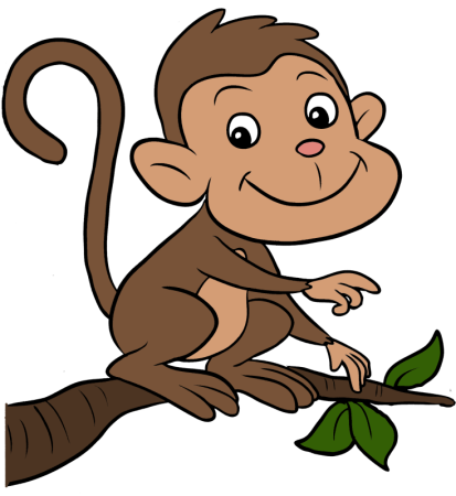 Обезьяна рисунок