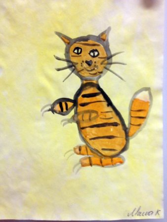 Котенок Усатый полосатый