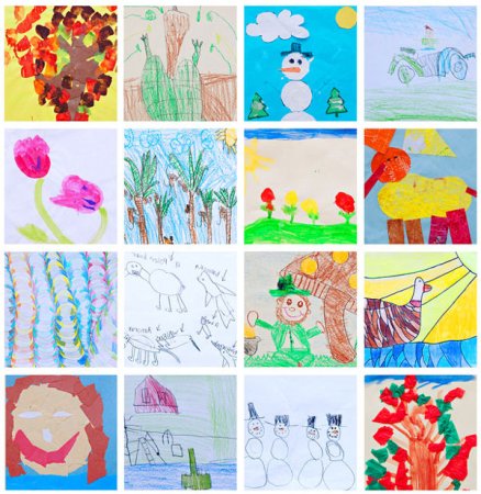 Коллаж рисование