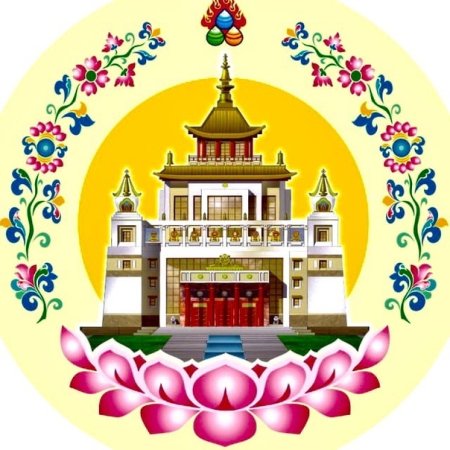 Золотая обитель Будды Шакьямуни нарисовать хурул нарисовать