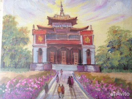 Хурул Элиста вектор