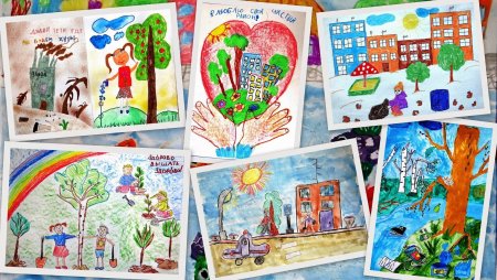 Выставка экологических рисунков