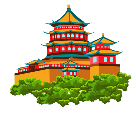 Пагода рисунок