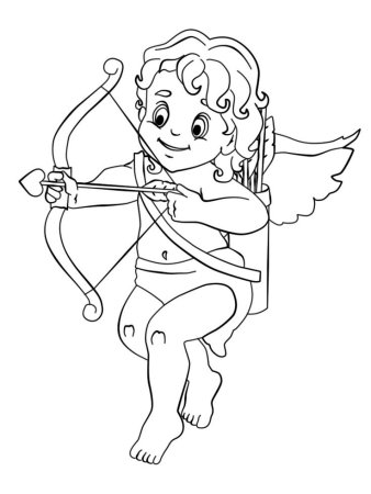 Купидон рисунок