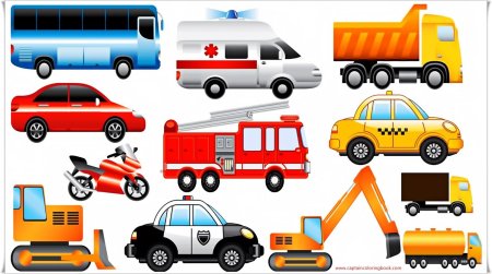 Грузовая и легковая машина для детей