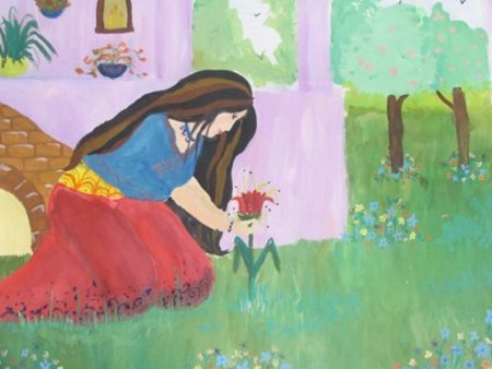 Рисунок Аленький цветочек на конкурс