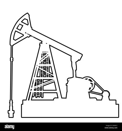Нефтяная вышка для вырезания