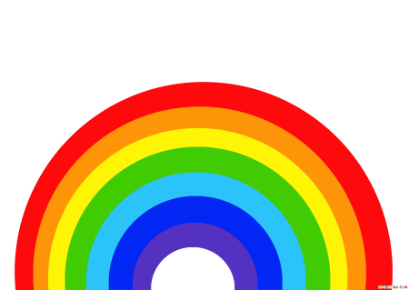 Рисунки по цветам радуги