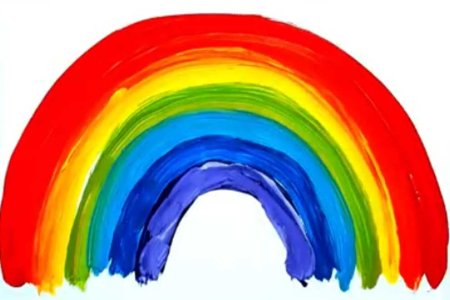 Радуга и солнце