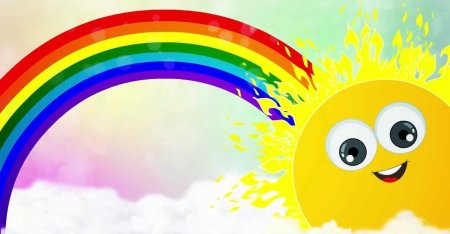 Цвета радуги для дошкольников