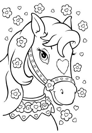 My little Pony раскраска