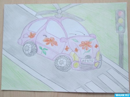 Машина будущего рисунок 1 класс