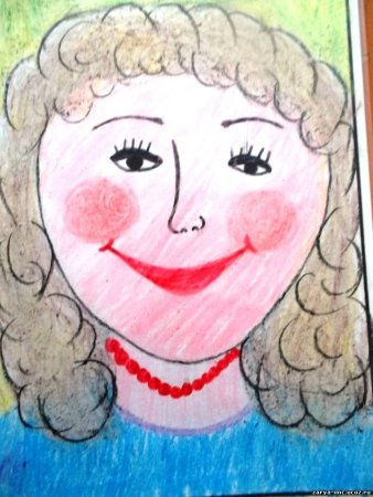Детские рисунки мамы