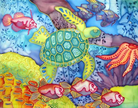 Рисование подводный мир