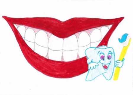 Рисунок на тему Здоровые зубы