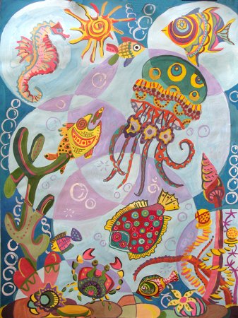 Сюжетная композиция подводный мир