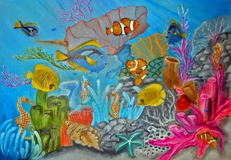 Рисование Морское дно