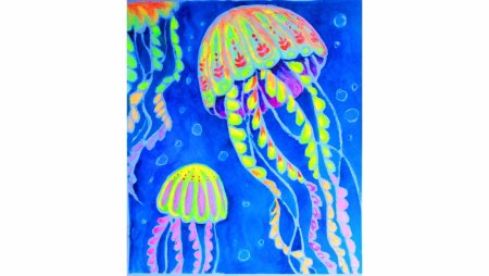 Рисование подводное царство