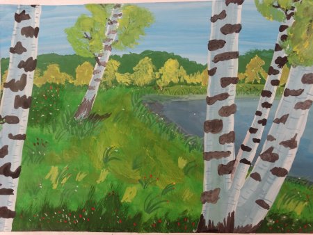 Пейзаж старшая группа