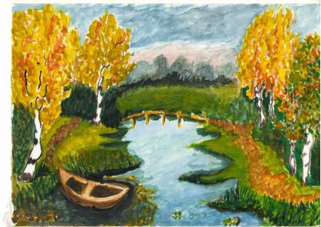 Рисунок на тему природа