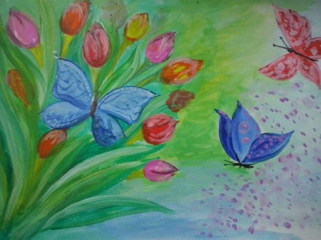 Рисование Весеннее настроение