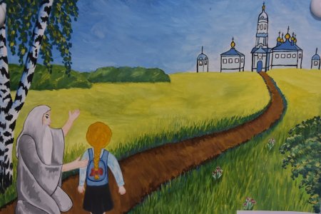 Церковь в Киово Лобня рисунок