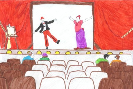 Рисование театр