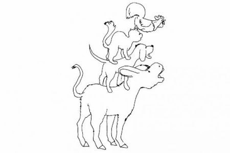 Бременские музыканты рисунок