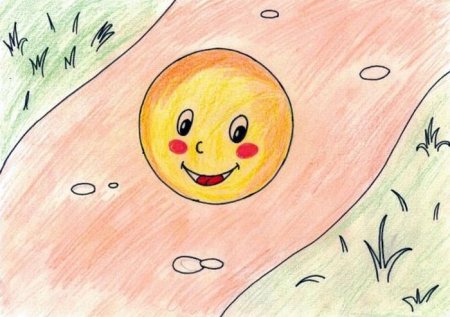 Колобок рисунок для детей
