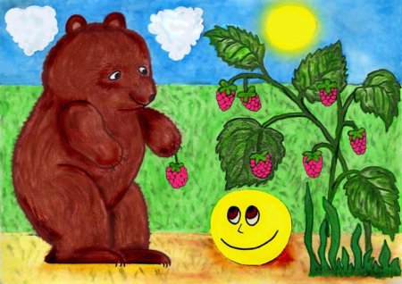 Рисунок на тему Колобок