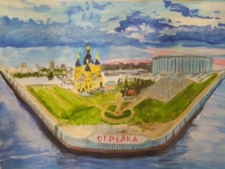 Детские рисунки о Волге