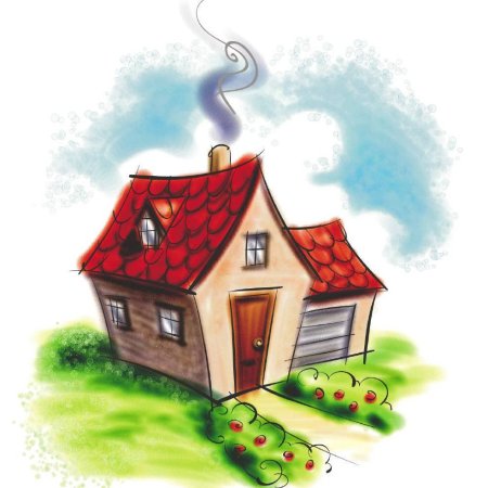 Дом мультяшный