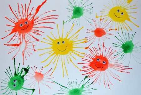 Нетрадиционная техника рисования кляксография для дошкольников